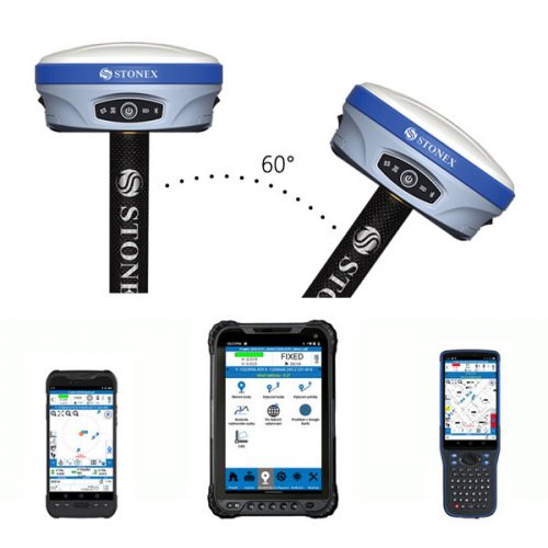 GNSS Stonex S900A IMU -val és vezérlőegységgel - teljes készlet
