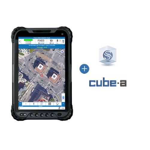 Stonex UT32 a Cube-a geodéziai terepszoftverrel